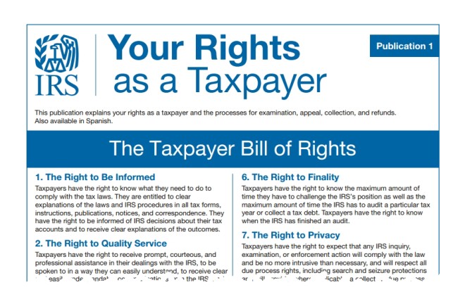 Breaking Down the New Taxpayer Bill of Rights