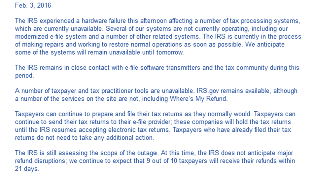 Does the IRS send alerts for any tax changes?
