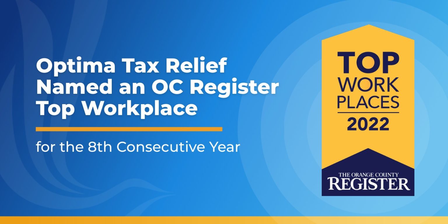 Optima Tax Relief Named An OC Top Workplace For Eighth Year | Optima ...