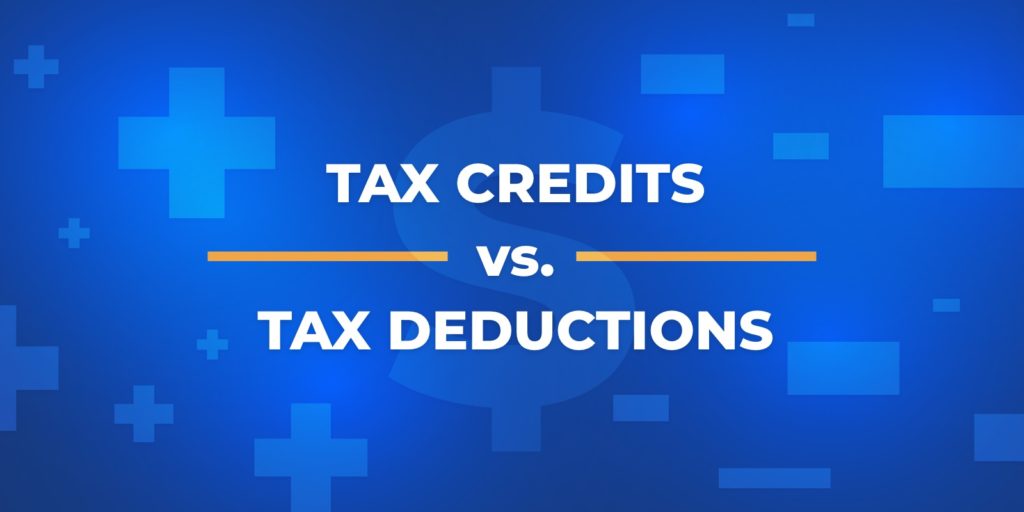 tax credits vs tax deductions
