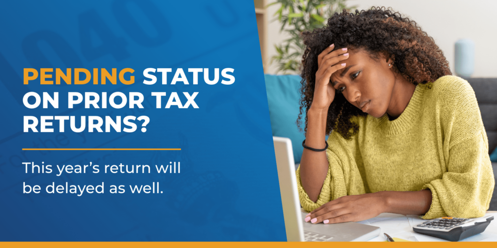 delayed and rejected tax returns