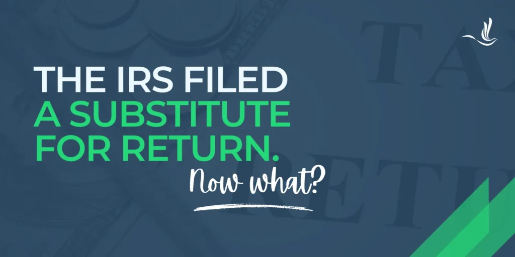 The IRS Filed a Substitute for Return. Now What? 